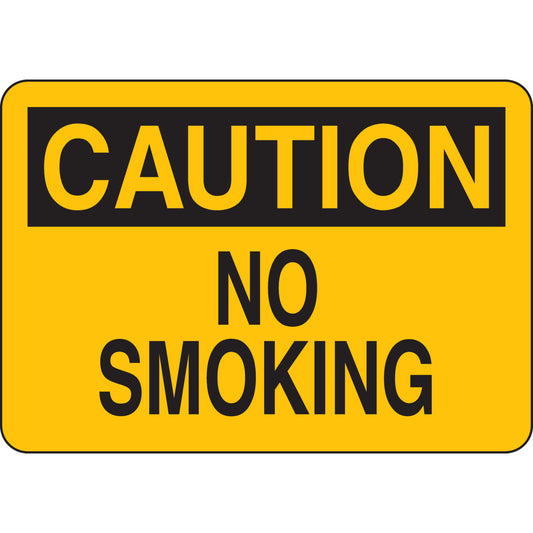 B302-7X10-YK-O-CAU-NO SMOKING SIGN