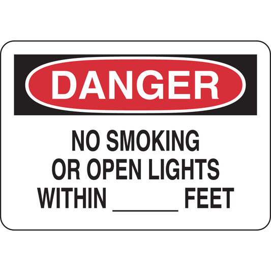 B302-7X10-WK-O-DAN-NO SMOKING OR OPEN L