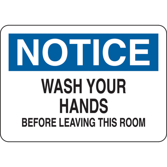 B302-10X14-WK-O-NOT-WASH YOUR HANDS