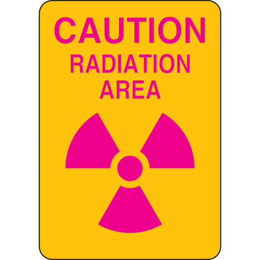 B302-7X10-YM-O-CAUTION RADIATION