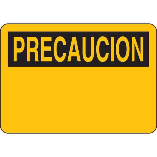 B302-7X10-YK-O-PRE-SPANISH SIGN PANEL W