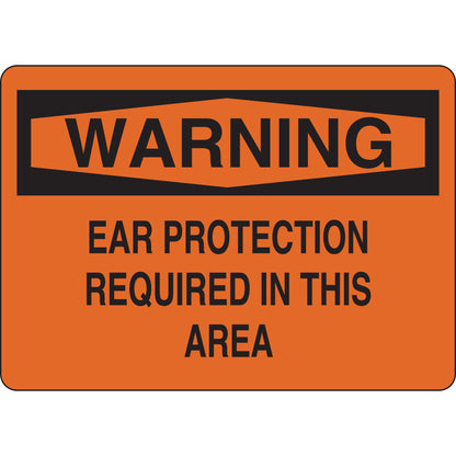 EAR PROTECTION SIGN