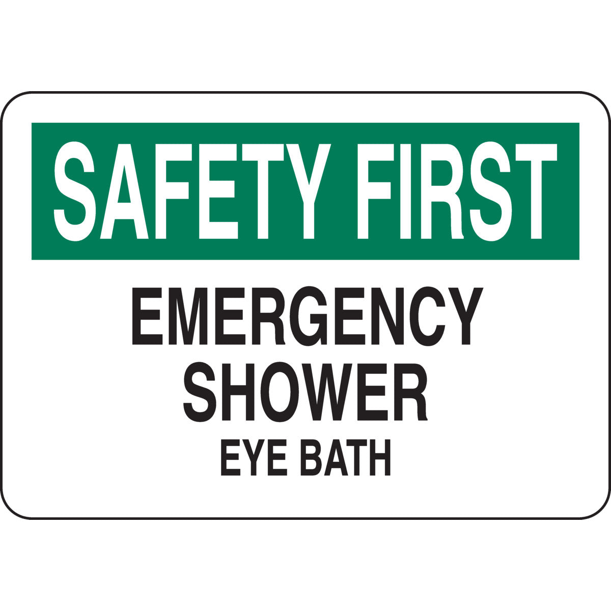 B302-7X10-WK-O-SAF-EMERGENCY SHOWER
