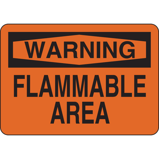 B302-7X10-OK-O-WAR-FLAMMABLE AREA