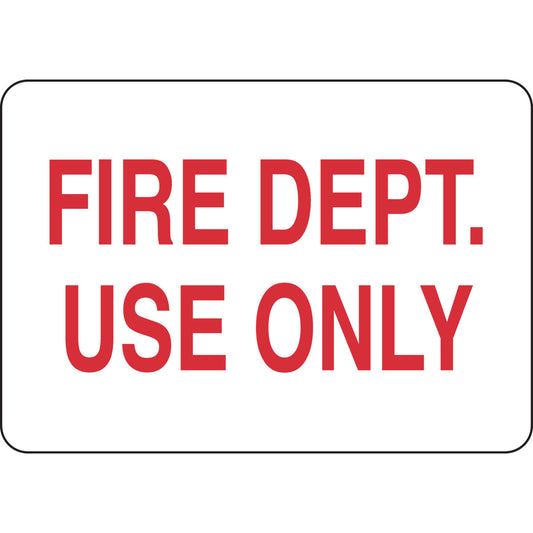 B302-7X10-WR-T-FIRE DEPT. USE ONLY