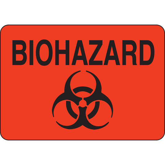 Sign 7X10 B401 BIOHAZARD