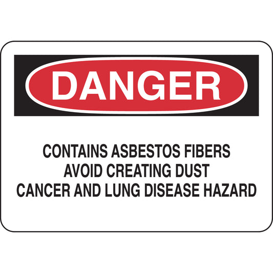 B302 3.5"X 5" HAZARDOUS MATERIALS SIGN