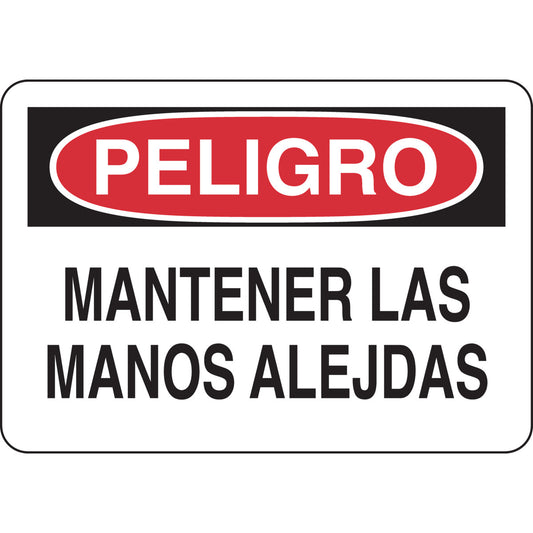 B302-7X10-WK-O-PEL-MANTENGA LAS MANOS A