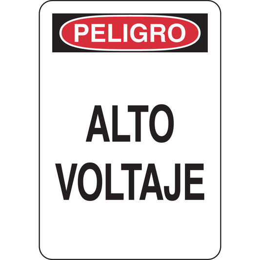 B302-7X10-WG-O-SPANISH/DNGR HIGH VOLT (