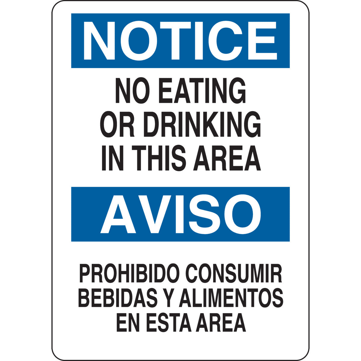 B302-10X14-WG-O-BILINGUAL SIGN