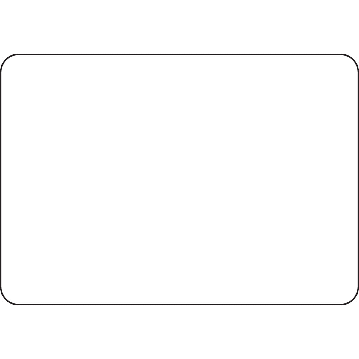 SIGN BLANK,ALM-B555,WHITE, 7"X10"