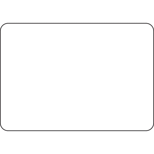 SIGN BLANK,ALM-B555,WHITE, 7"X10"