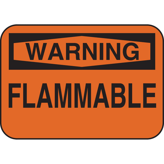 Sign 3.5x5 FLAMMABLE