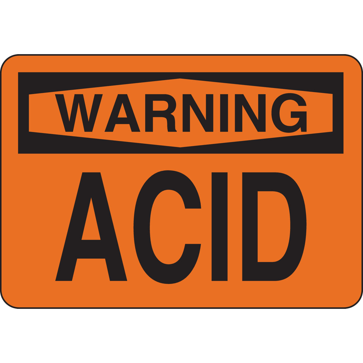 (M) ACID SIGN