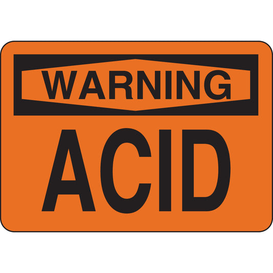 (M) ACID SIGN