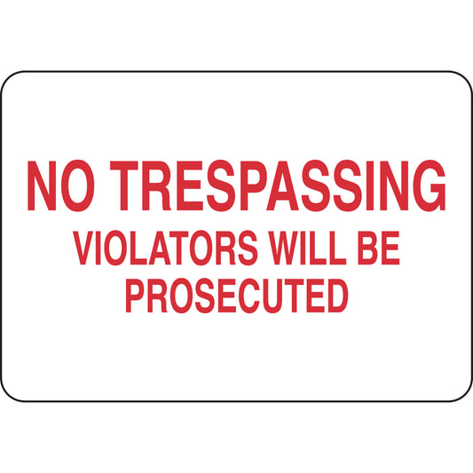 B302-7X10-WR-T-NO TRESPASSING VIOLATORS