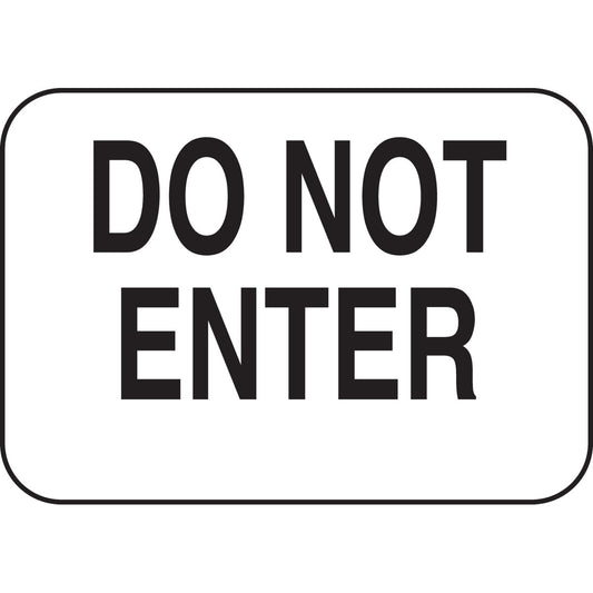 B302-3.5X5-WK-T-DO NOT ENTER