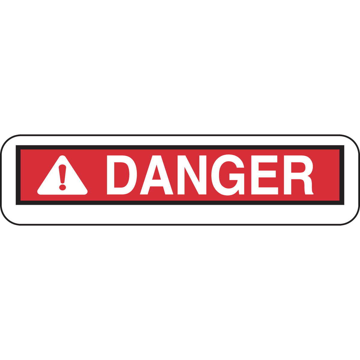 B302 HDR ANSI SELF STICK DANGER 2.25X9