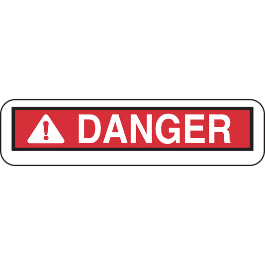 B302 HDR ANSI SELF STICK DANGER 2.25X9