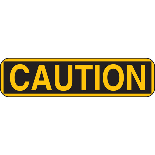 B302-7X10-YY-O-2.25X9 BLK/YEL CAUTION H