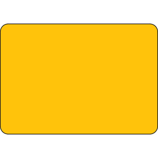 B302 7X10 BLANK YELLOW SIGN PANELS