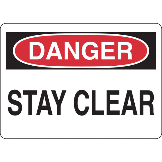 B302-10X14-WK-O-DAN-STAY CLEAR