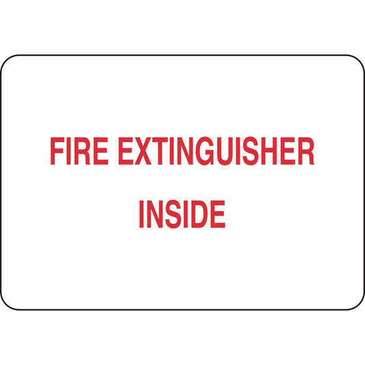 B302-7X10-WR-T-FIRE EXTINGUISHER INSIDE