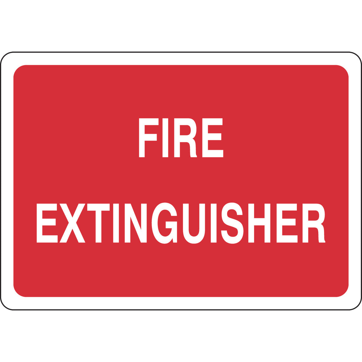 FIRE EXTINGUISHER B302 10 X 14