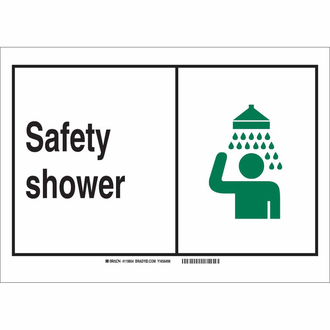 Safety Shower Sign, 7