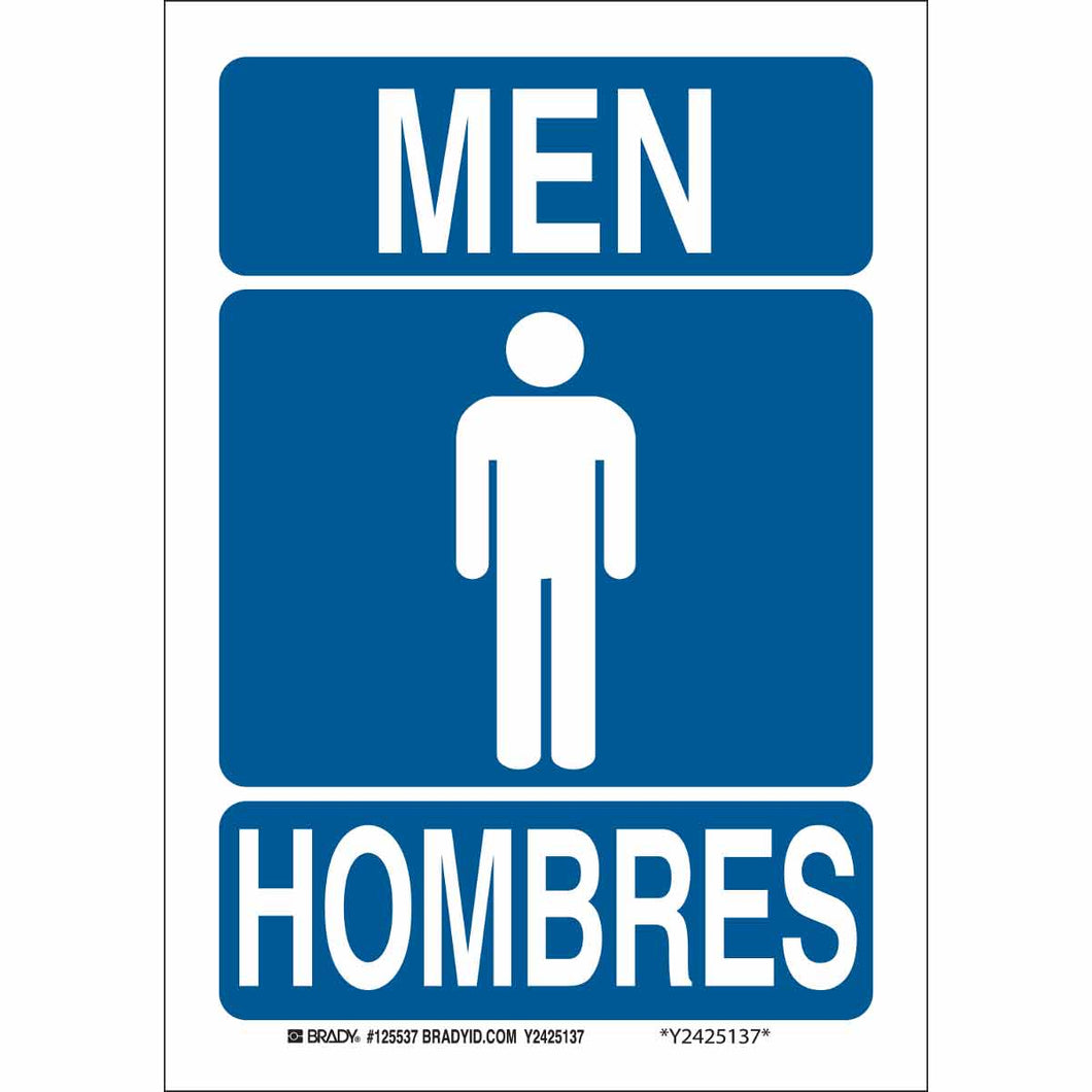 Bilingual Men Sign, 10