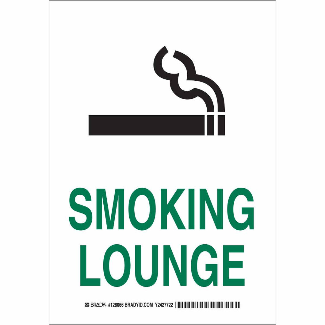 Smoking Lounge Sign, 10