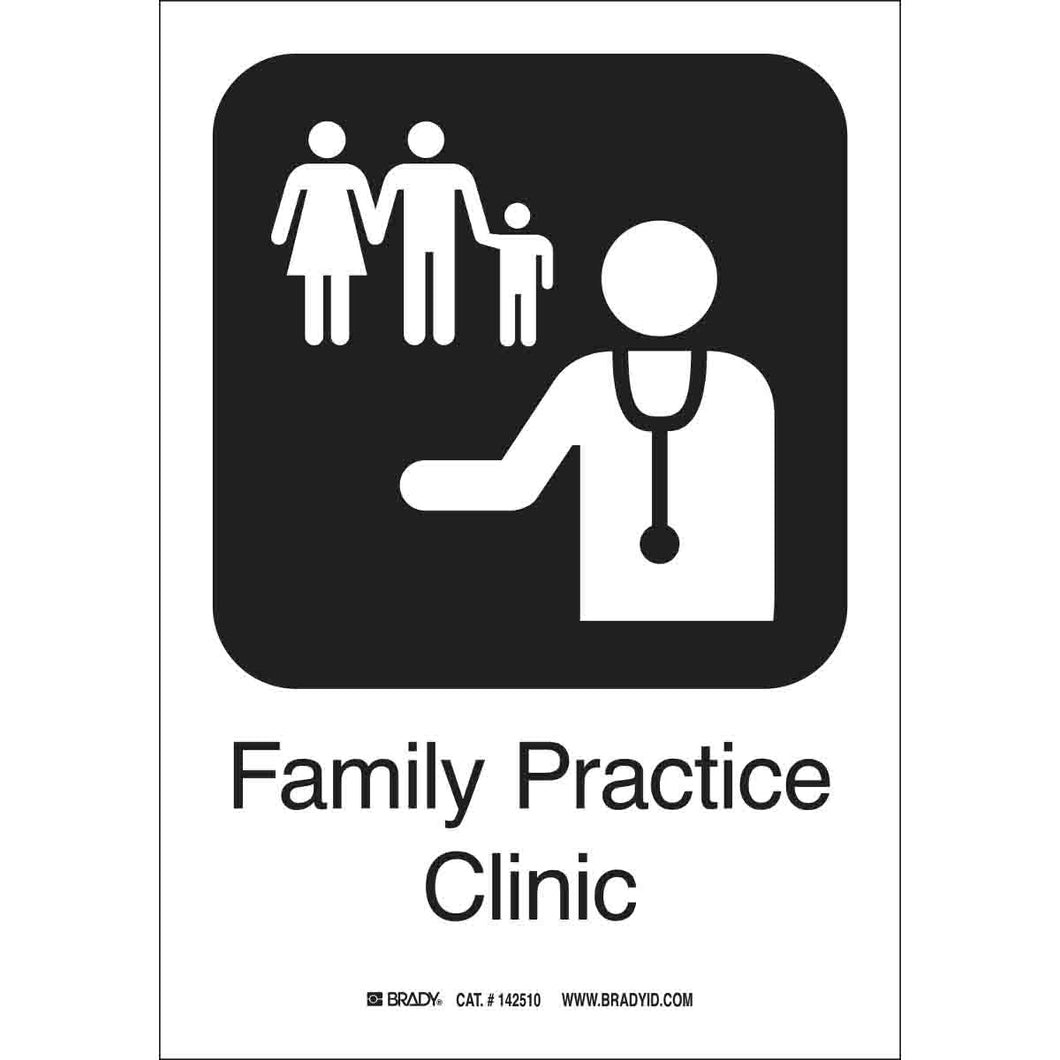 Family Practice Clinic Sign, 10