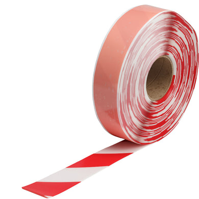 ToughStripe® Max Floor Marking Tape 2 in W x 100 ft L Vinyl Red/White