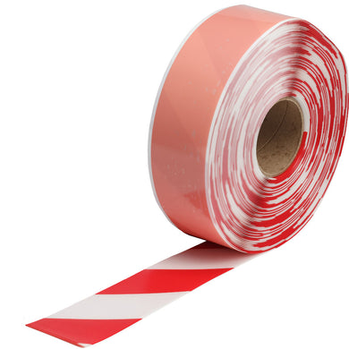 ToughStripe® Max Floor Marking Tape 3 in W x 100 ft L Vinyl Red/White