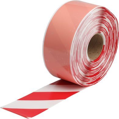 ToughStripe® Max Floor Marking Tape 4 in W x 100 ft L Vinyl Red/White