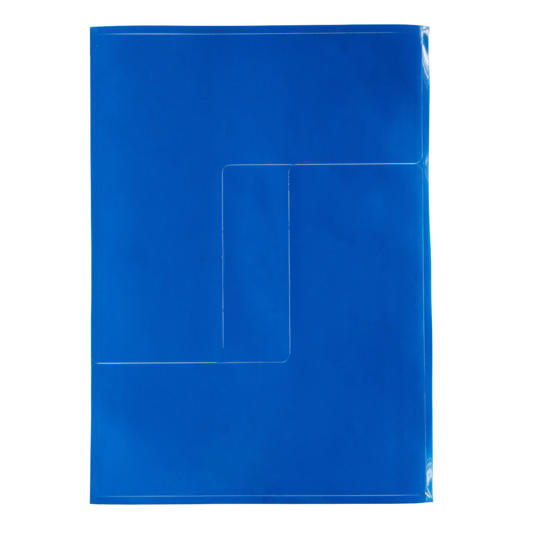 ToughStripe® Max Floor Marking Tape 4 in W x 10 in H Vinyl Blue L-Shaped 20/PK