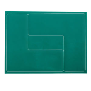 ToughStripe® Max Floor Marking Tape 4 in W x 10 in H Vinyl Green L-Shaped 20/PK