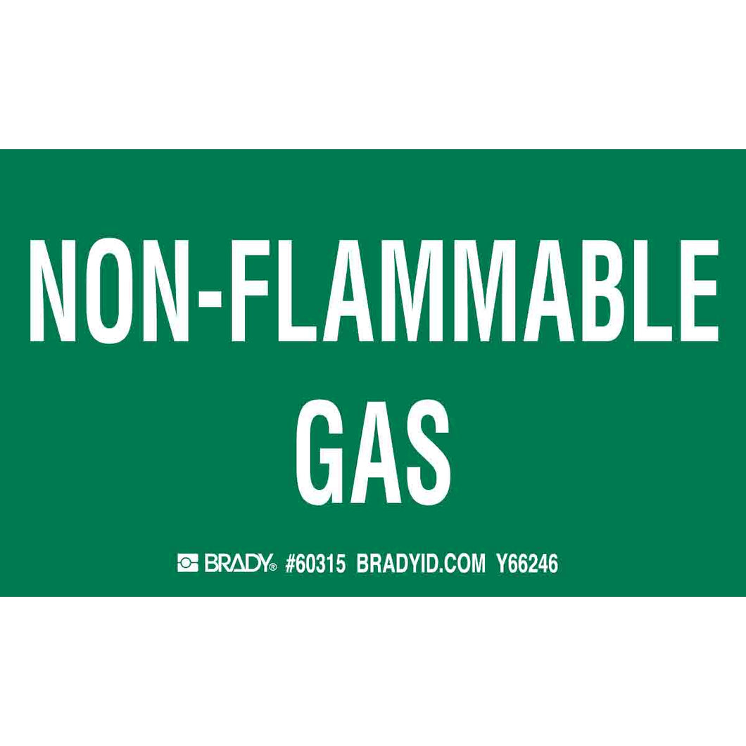 NON-FLAMMABLE GAS Labels, 3