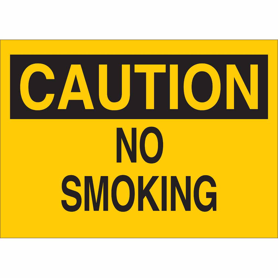 CAUTION No Smoking Sign, 7