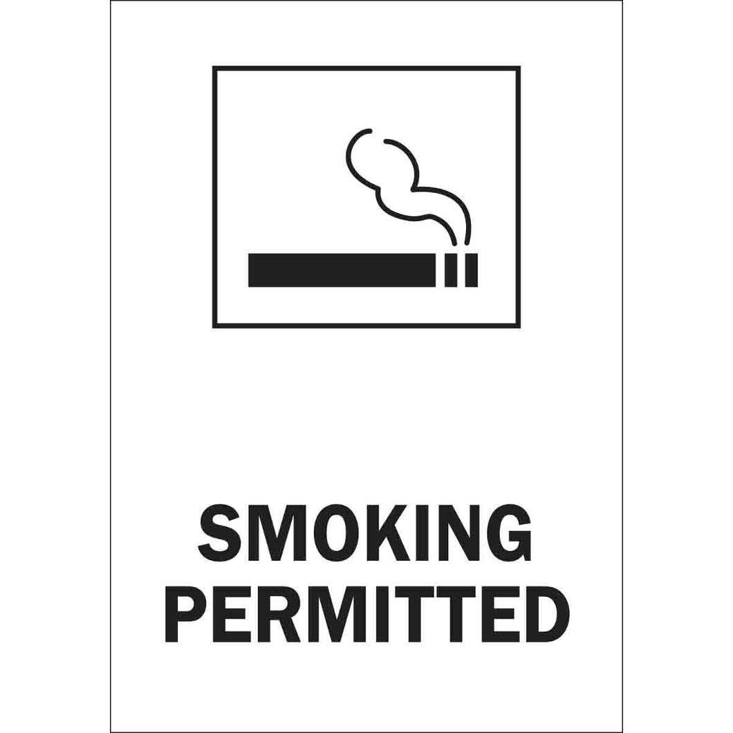 Smoking Permitted Sign, 10