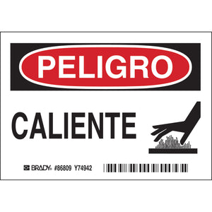 CALIENTE, Pack of 5 Labels, Polyester