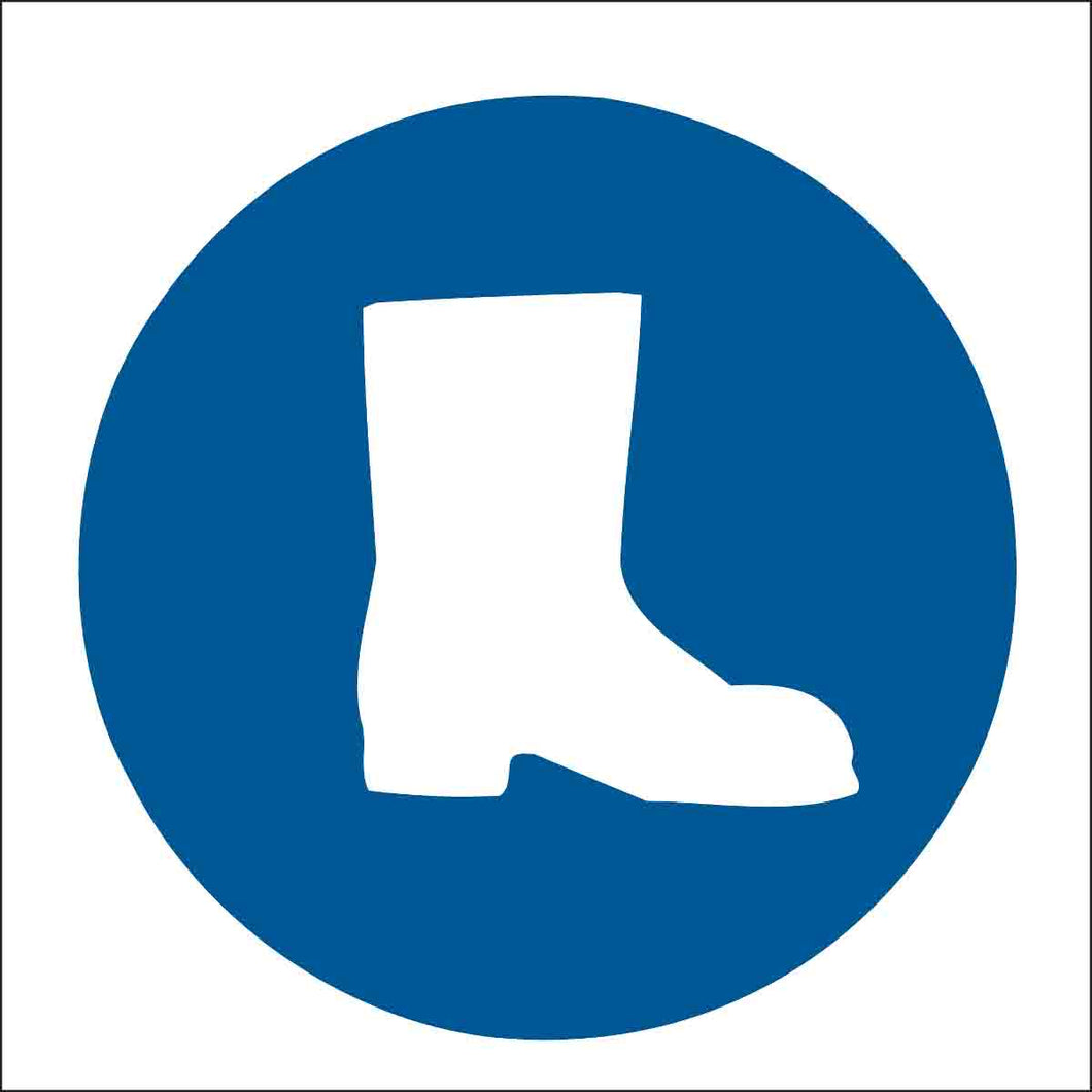 Safety Boots Picto Sign, 7