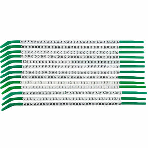 ClipSleeve Wire Markers Size 09 Nylon 18 AWG - 18 AWG, A to M Pack of 13 Each