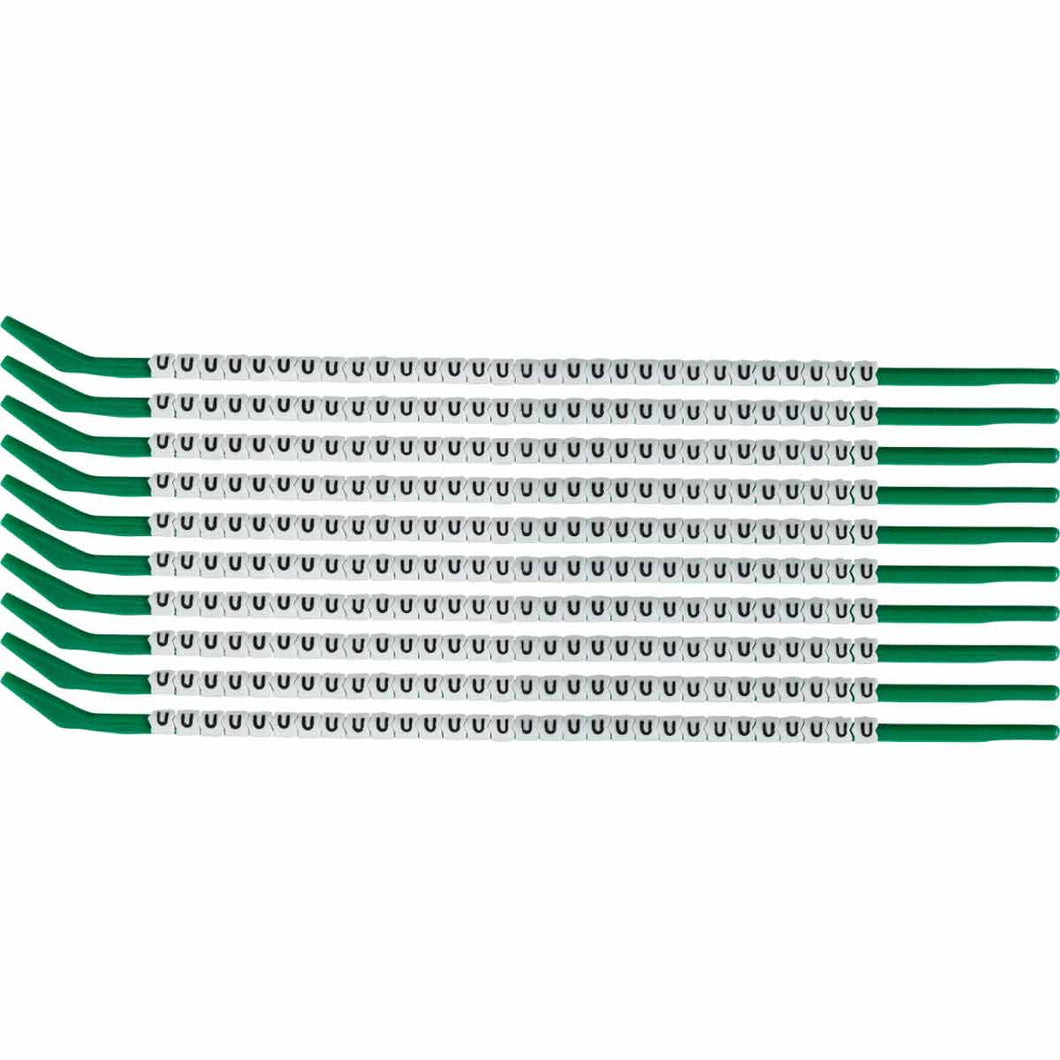 ClipSleeve Wire Markers Size 09 Nylon 18 AWG - 18 AWG, U Pack of 300 Each